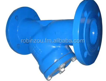 
 DIN flanged cast iron Y strainer,filter,valves,PN10/PN16,GG25/GGG40  