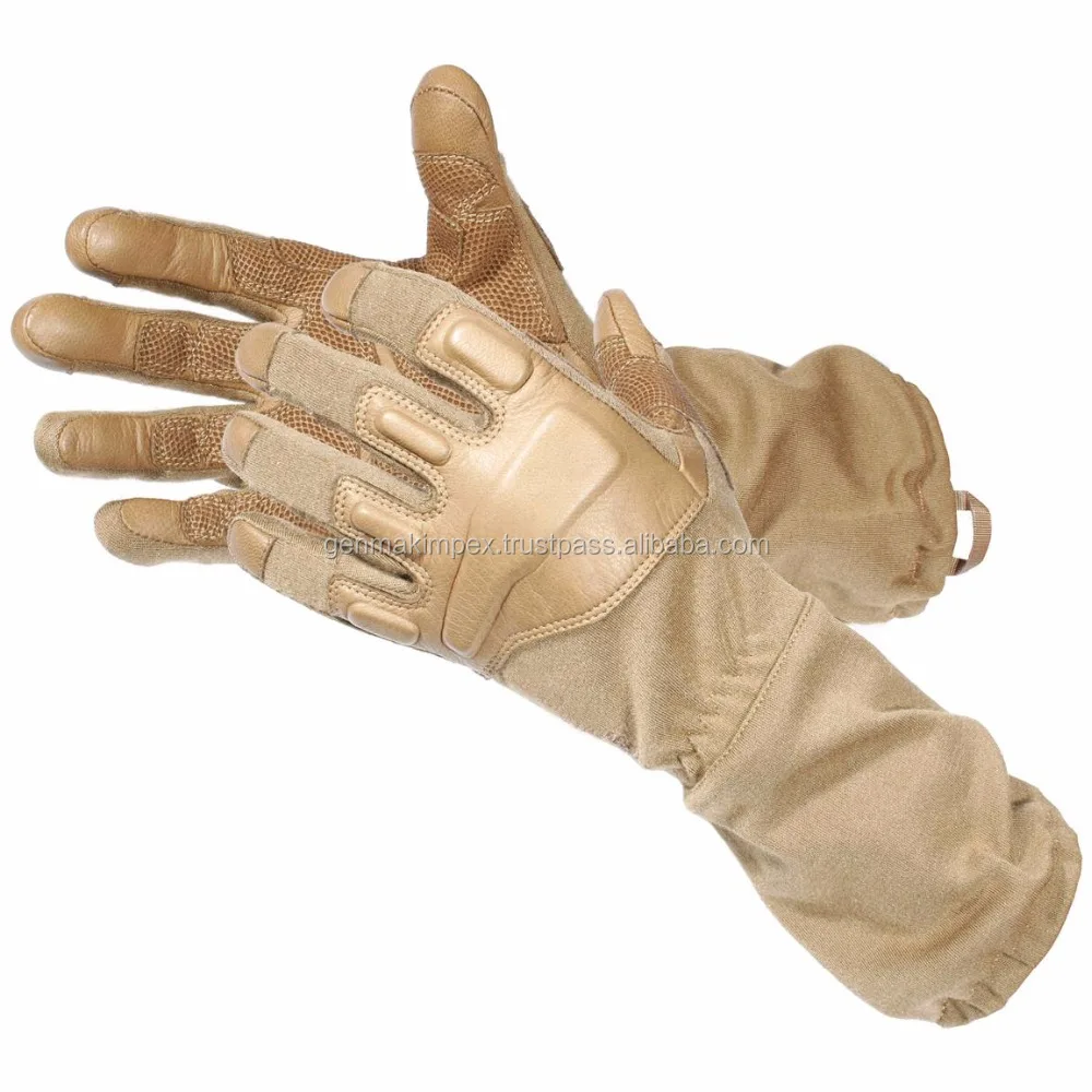 Коричневые перчатки Nomex