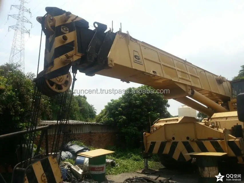 Used Grove terrain truck crane RT980 80ton high quality terrain crane original Germany truck crane