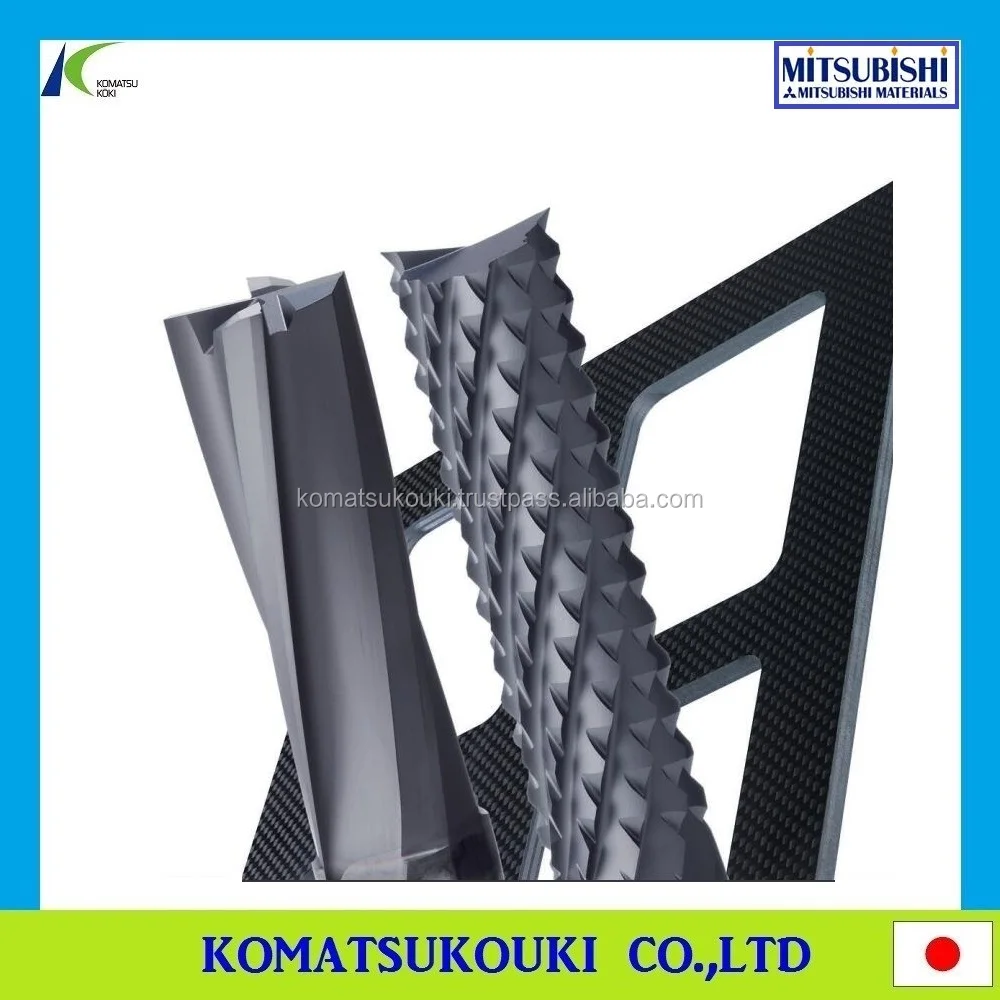 Special and tough Mitsubishi VFMHV/VFMHVRB/VF6MHV/VF6MHVRB, vibration control end mills with irregular helix flutes