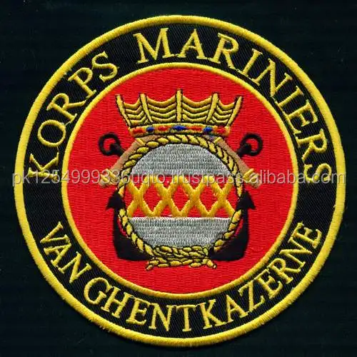 computerized Machine embroidery patch blazer badges for club university school machine made custom patches