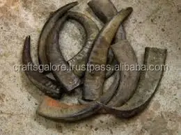 Indian viking natural Buffalo Horn solid  Tips available in bulk in India by crafts galore agate