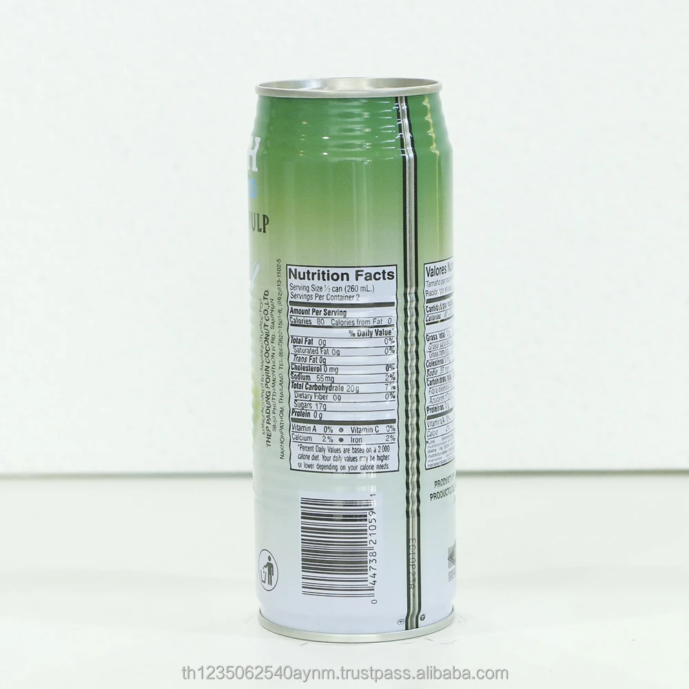 
CHAOKOH Young Coconut Juice with Pulp 520 ml 