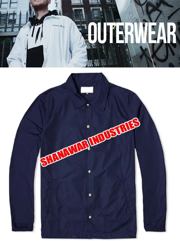 Yellow Coaches Jacket skating Coaches Polyester Jackets mens Nylon Plain Bomber Coaches Jacket