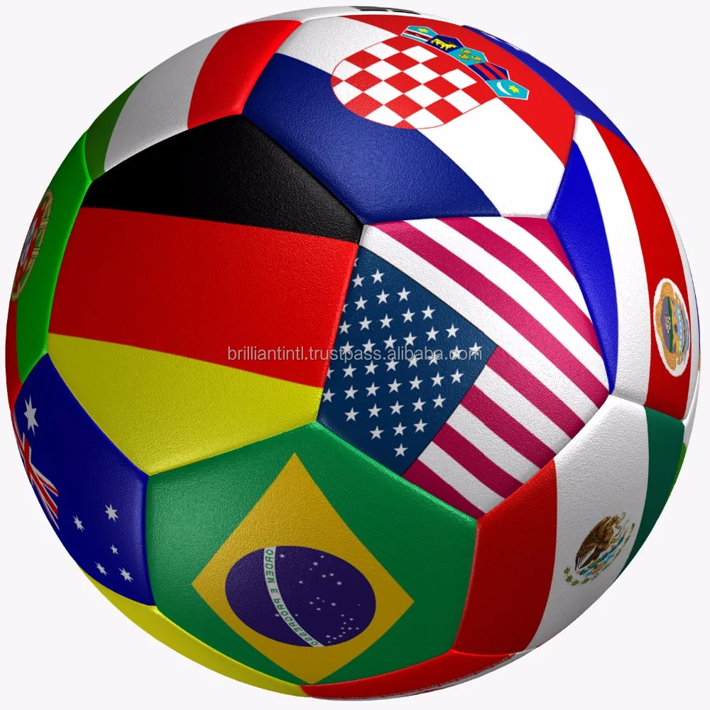 
Country flag High quality PU/PVC Soccer Ball / Flag football 