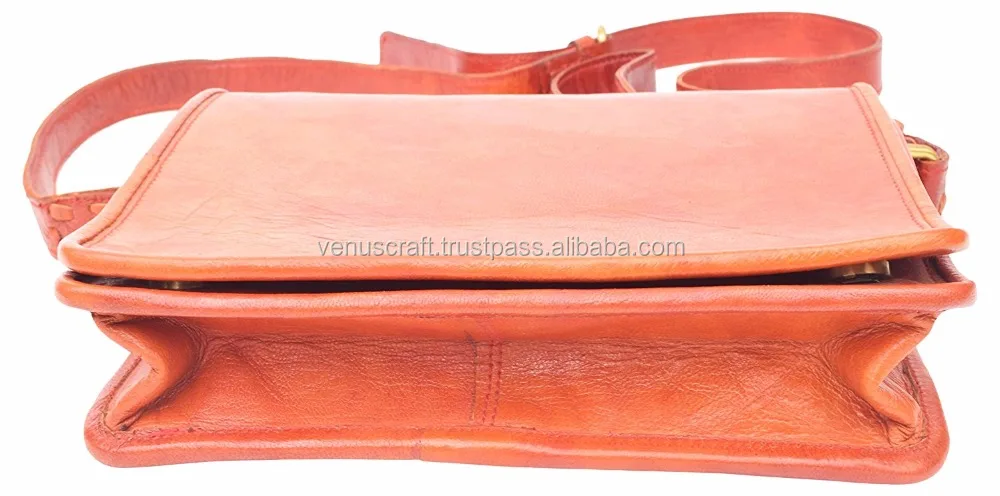 Real leather Handmade  Messenger Bag Leather Bag Manufacturer India