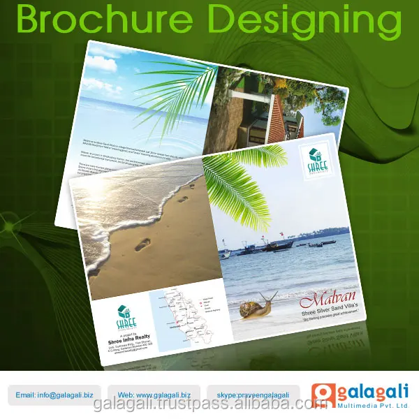 Туристические Брошюры для Туристических Агентств-Графического Проектирования