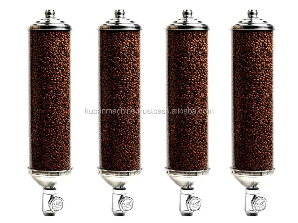 
High Quality Best Wall Mounted Coffee Bean Dispensers, Round Coffee Silo, Coffee Bean Dispenser Silos 