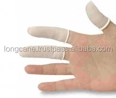 Cheap high grade manufacturer latex finger cot for microelectronics