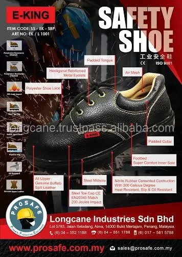 
Low Cut Safety Shoe - Mid Steel Toe Cap 