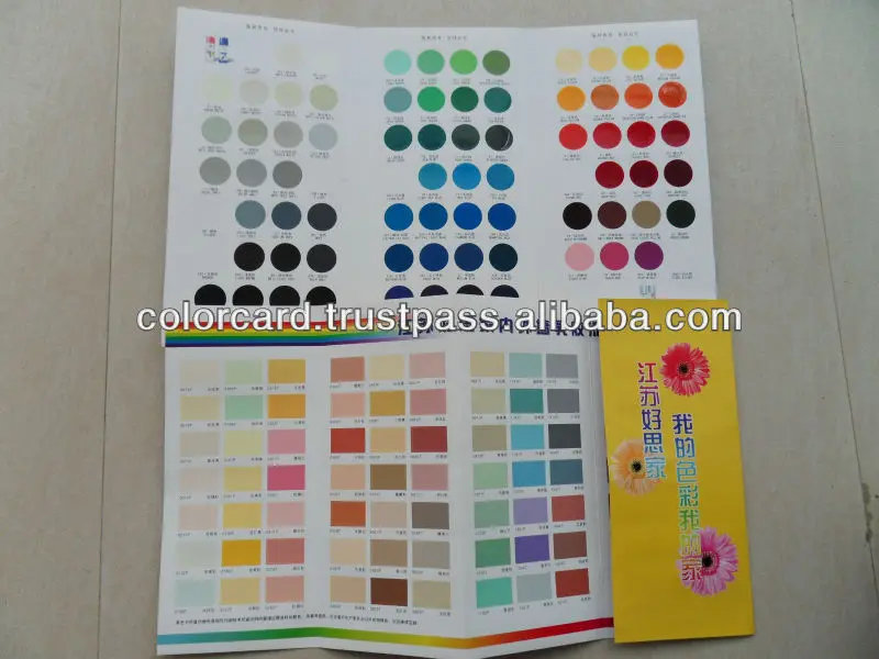 
Color swatch color card 