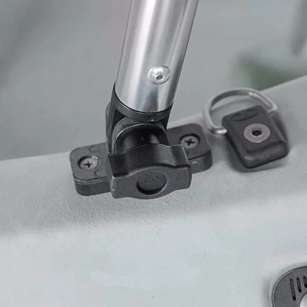 Portable Bimini Top Cover Canopy folding aluminum kayak bimini top