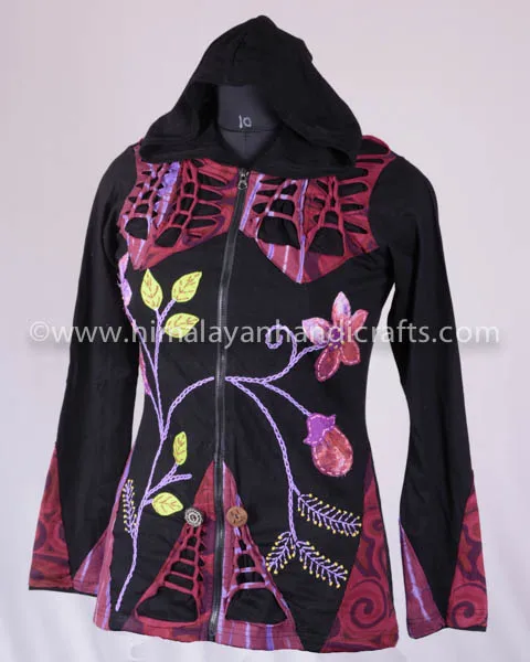 
Beautiful Embroidered Floral Bohemian Hoodies & Jacket CSWJ 432 
