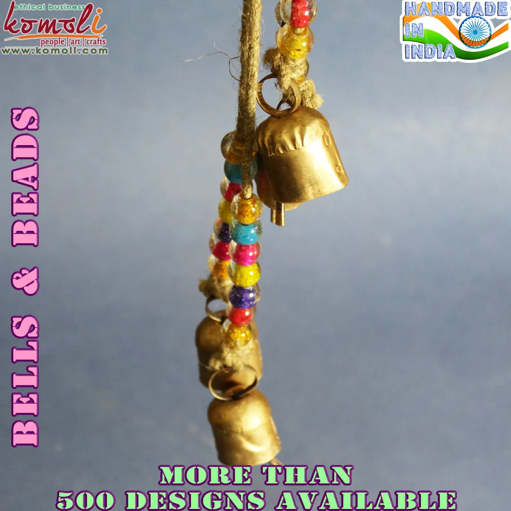  Маленькие Миниатюрные Колокольчики лента-железные колокольчики для украшения дома и сада