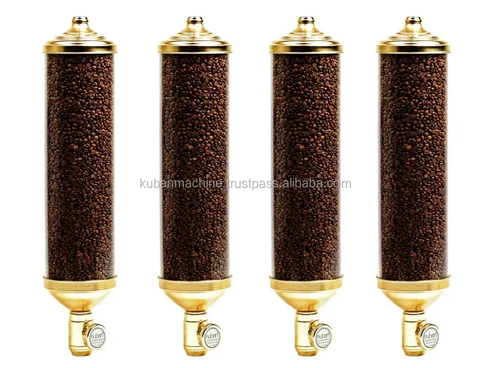 
High Quality Best Wall Mounted Coffee Bean Dispensers, Round Coffee Silo, Coffee Bean Dispenser Silos 