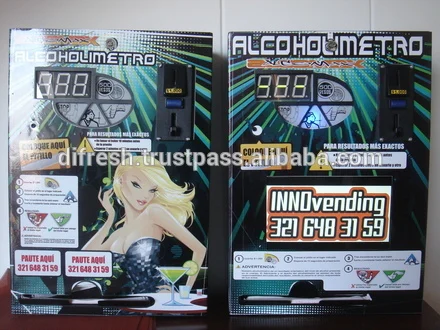 
 Алкоголя в выдыхаемом воздухе тестер торговый автомат  