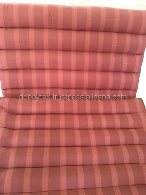 Thai triangle pillow 3 fold 10 holes / Mhorn Sarm liam Red silk kapok 100%