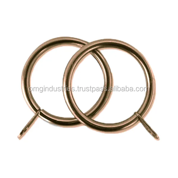 OMG Industries  Curtain Ring Solid Brass Curtain Ring Accessories metal curtain rod ring