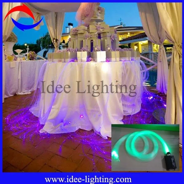LED fiber optic wedding table decoration