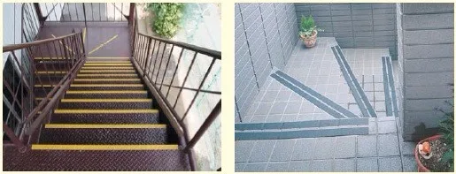 Anti slip adhesive tape for stairs preventing injury made in Japan