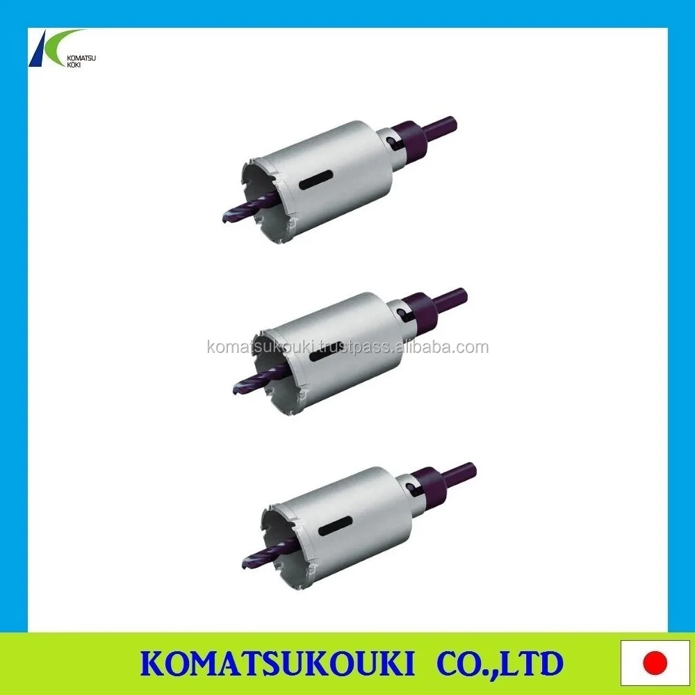 Newest TRUSCO carbide hole saw Metacore Triple made in Japan, dual hole cutter for deep holes and pipes is available