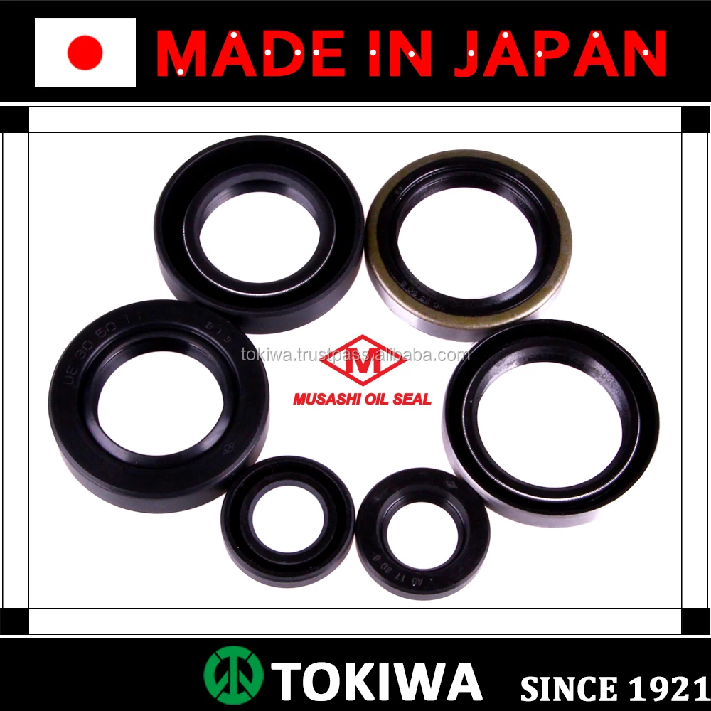 Musashi oil seal with superior performance and suitable for various uses. Made in Japan (national oil seal cross reference)