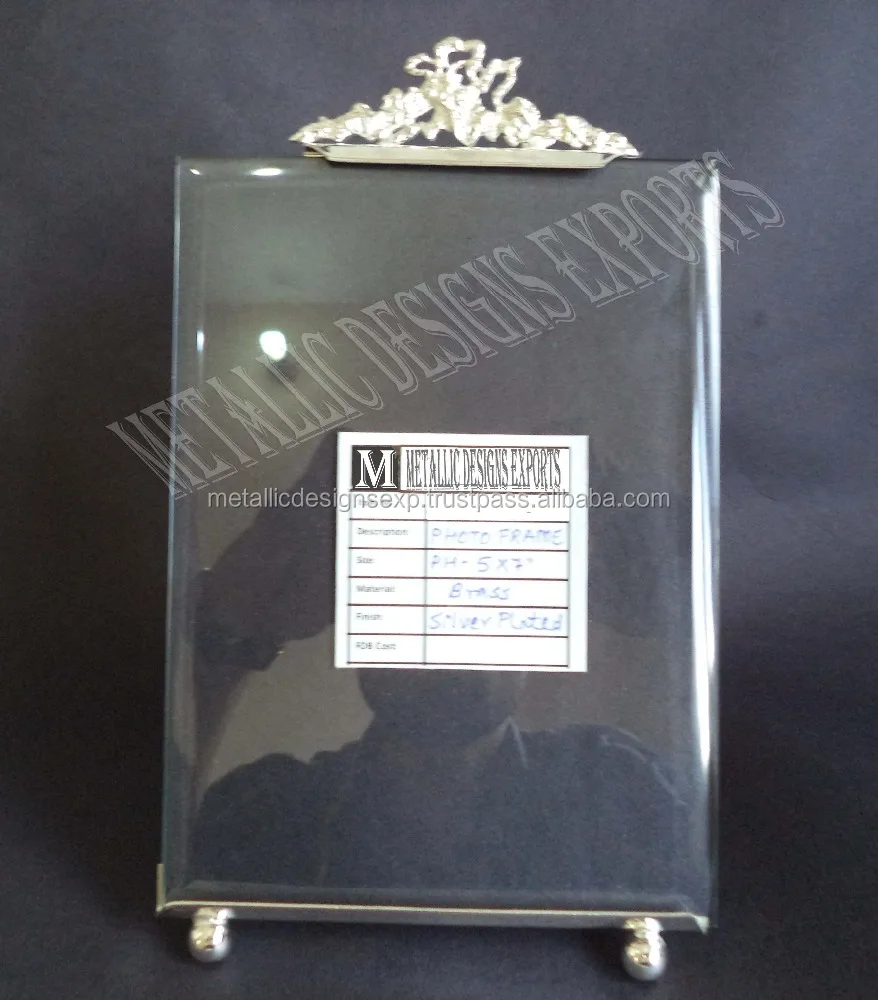 Lovely Large and Mini Metal Aluminium photo frame set of 2 Handmade Home Decor picture frame