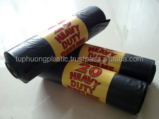 Garbage plastic bag on roll/Bin liner/Waste bag