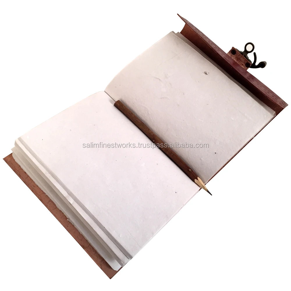 Large Embossed Leather Celtic Tree Of Life 120 Leaf Diary Journal with Clasp