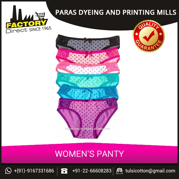 Hot Selling Mature Women Cotton Briefs Lingerie at Reliable Cost