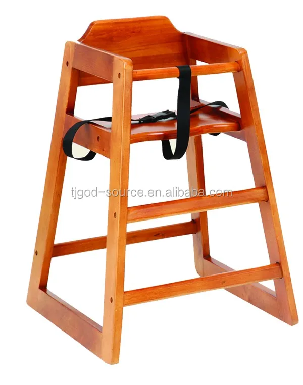 solid wooden baby high chair