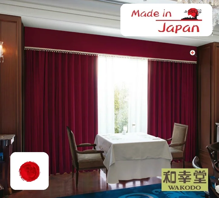Made in Japan Japanese Design Curtains Curtains for Cheap, Orders From 1 Meter Available, Sample Available