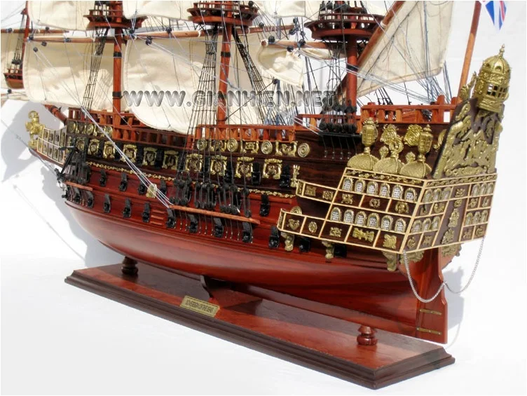 WOODEN SOVEREIGN OF THE SEAS MODEL TALL SHIP-  HIGH QUALITY WOOD SHIP MODEL - HANDICRAFT MODEL FOR NAUTICAL DECOR