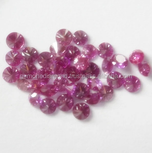 Natural Round Shape Pink Color Loose Fancy Diamonds For Making Rings and Earrings,Color Enhanced Diamonds,Natural Color Diamonds