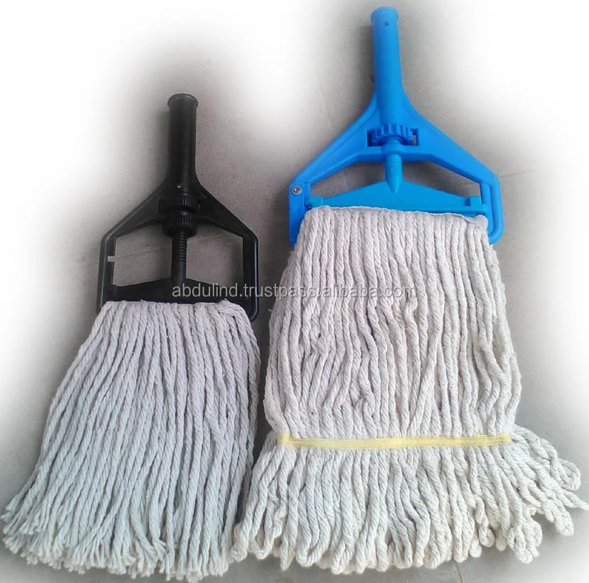 Пластиковый винтовой зажим Швабра со сменными Refill хлопок швабры