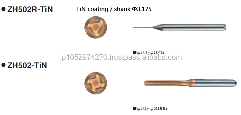 
Micro reamer and solid carbide reamer D0.1-D0.45 D0.50-D30.0 