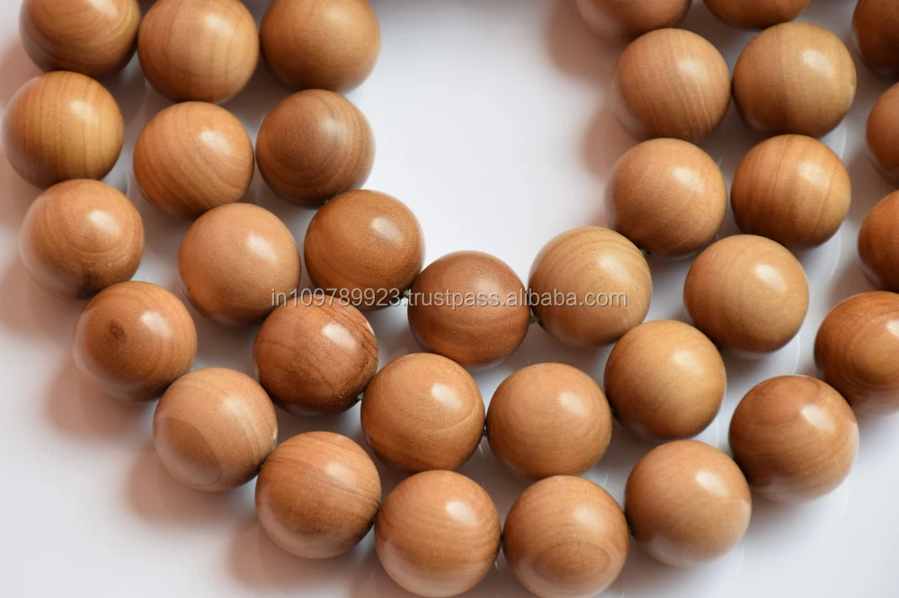 traditional guru sandalwood beads/indian handicraft/wooden beads