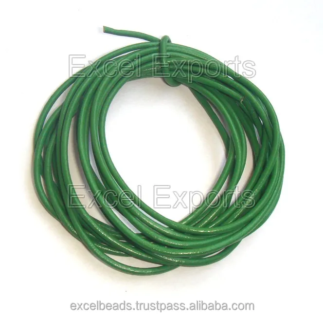 Wholesale Leather cords 1mm 2mm 3mm 4mm 5mm sizes lead free and azo free colors