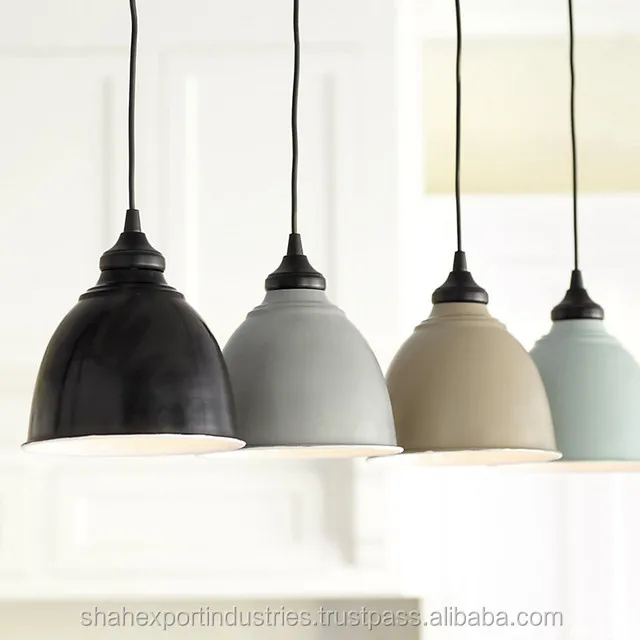 Modern Mini Pendant Lampshade Ceiling Light With Satin Bell Metal Glass Cover Chandelier Shade Simple & Elegance For Decoration