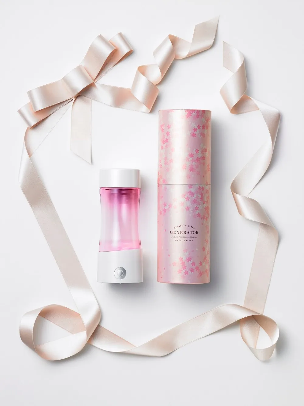 Hydrogen Water Bottle SAKURA POCKET made in Japan , antioxidant, ionized water, OEM available,