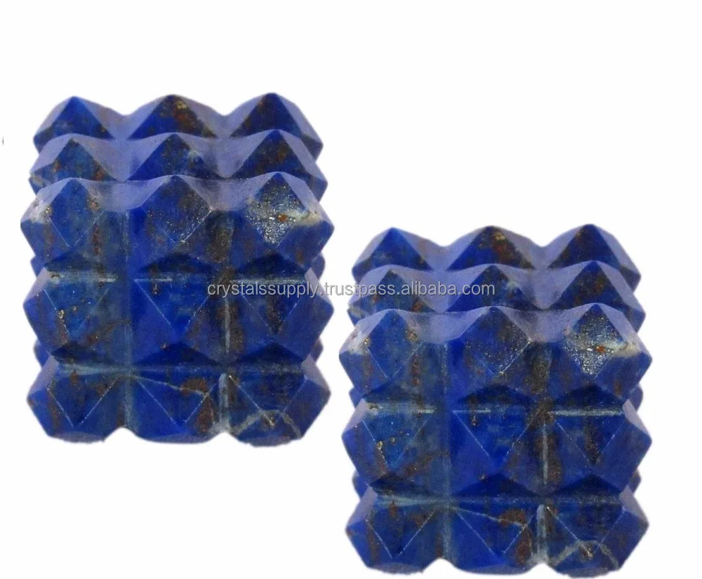 Lemurian 54 Pyramids Cube : Lemurian 54 Point Pyramids Manifestation Power Cube : Hexahedrone Sacred Geometry Crystal Power