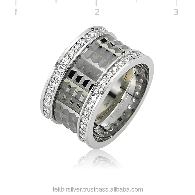 Tekbir Silver 925 Pair Wedding Ring | WRG101261F