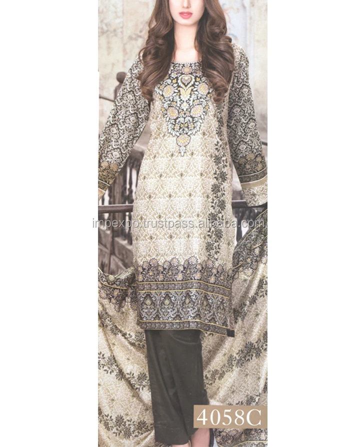 Pakistani printed lawn dresses / pakistani lawn designers suits in Lahore
