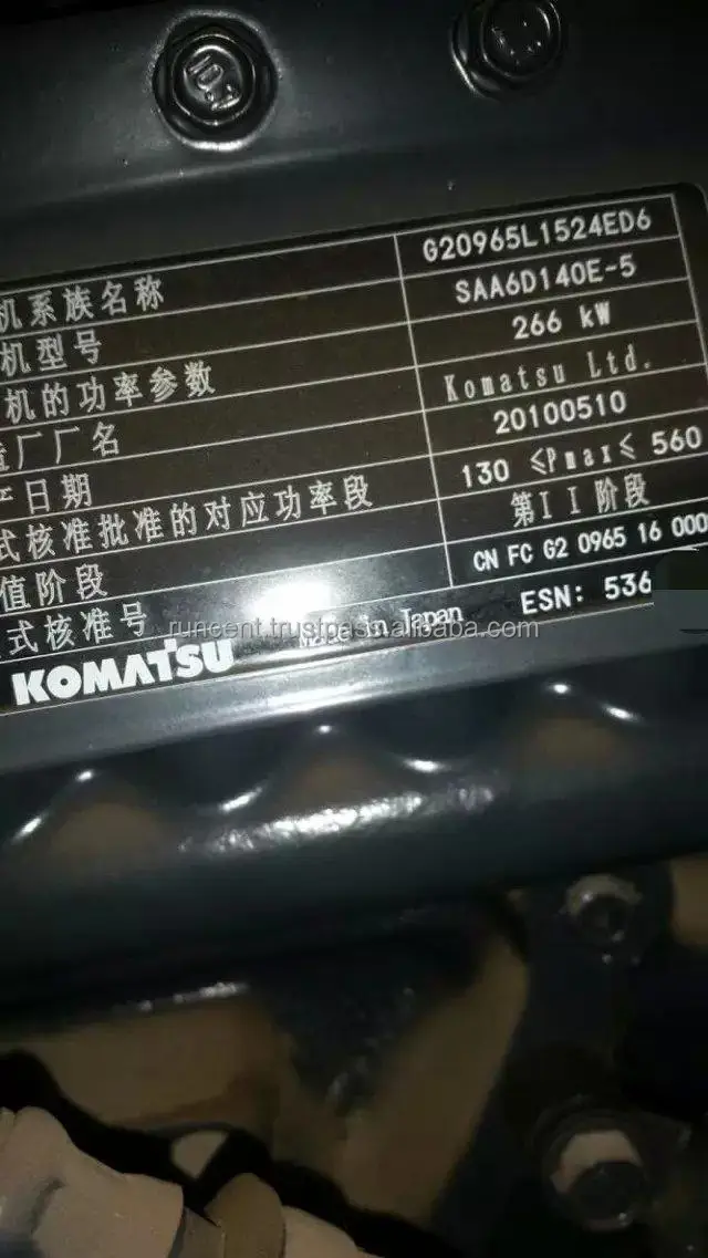 Б/у Komatsu колесный погрузчик WA500-6 WA500 для