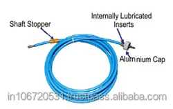 FLEXIBLE SHAFT FOR CLEANING GRINDING AND ROTATION