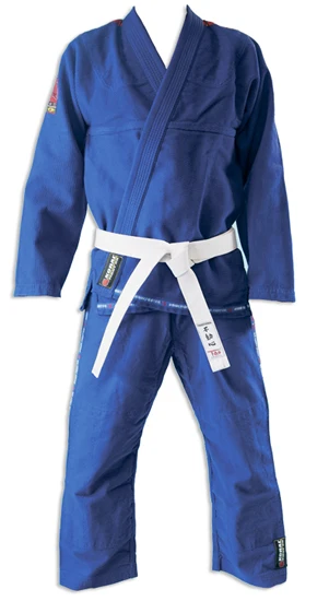 Custom logo Brazilian Jiu Jitsu Uniform Blue BJJ Adults Gi Students Suits Ju Kimono
