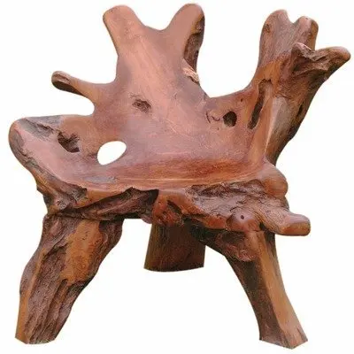 
TEAK ROOT CHAIRS 
