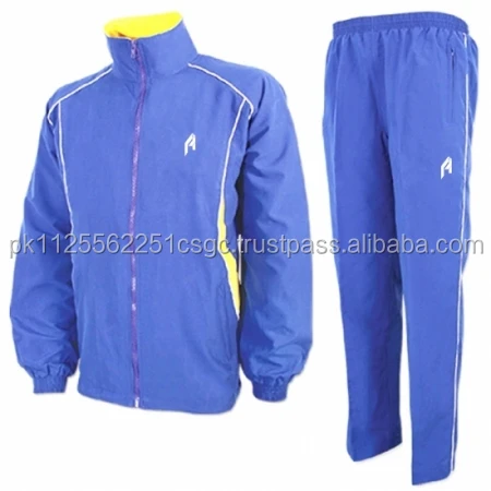 
Customized Mens 100% Polyester Sports Tracksuits / Men jogging wear Tracksuits 