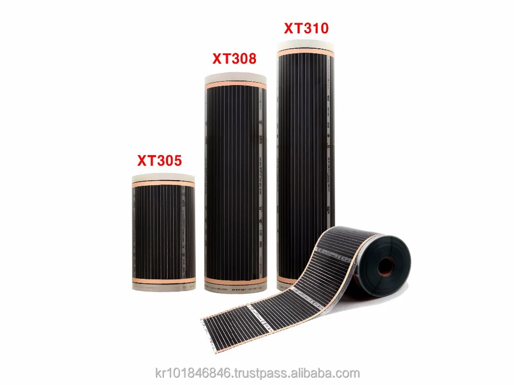 Good Product in The Korea REXVA XICA Heating Film, Underfloor heating part, Far Infared carbonn Heating Foil - CE/SASO