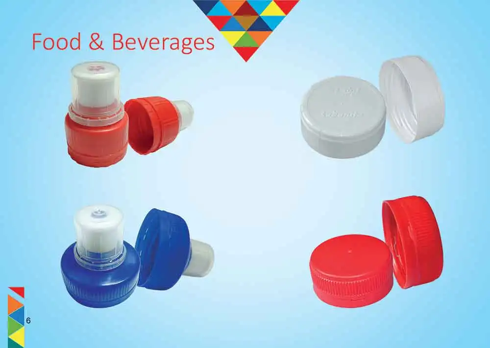 
Household detergents Food & Beverages Plastic Closures for Lube Oil 